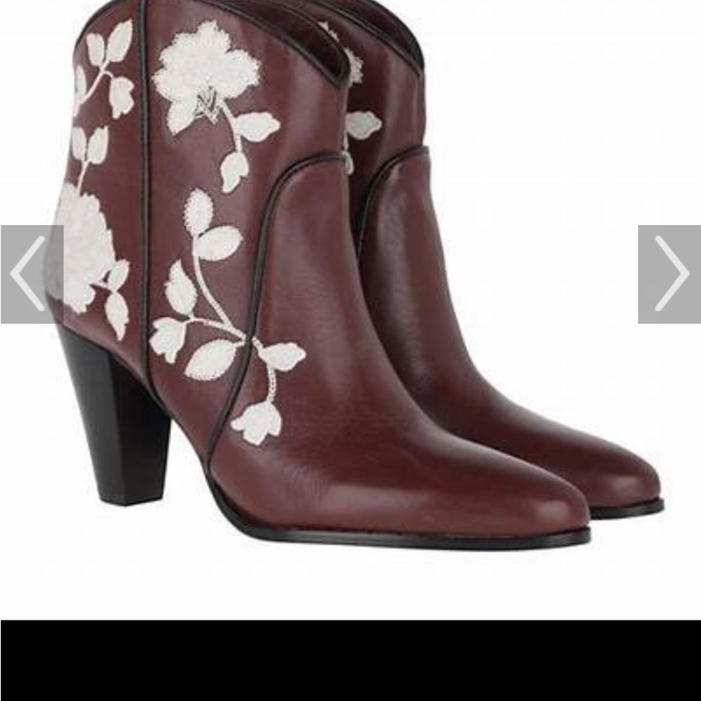 KATE SPADE NWOT womens dalton ankle boot burgundy 9.5 - Picture 4 of 10